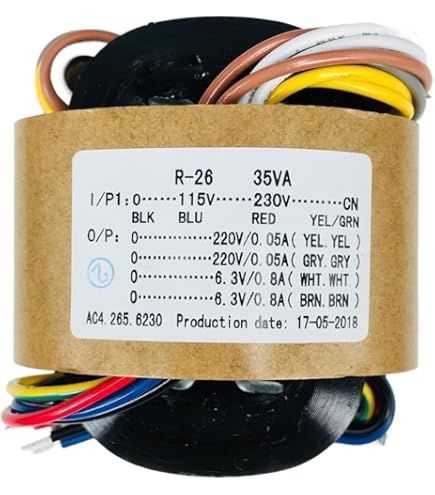 Amazon | Nuvotem Talema トロイダルトランス 1次 115 V ac 230 V ac 2